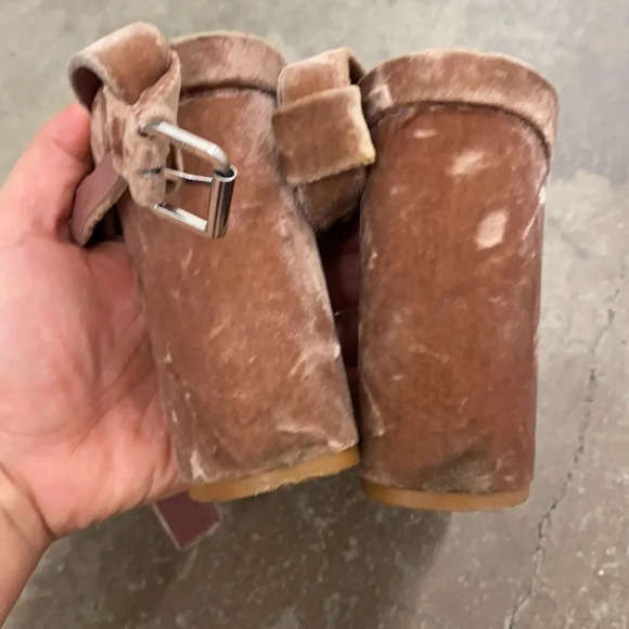 COPY - Zara  velvet platform heels - Picture 8 of 10